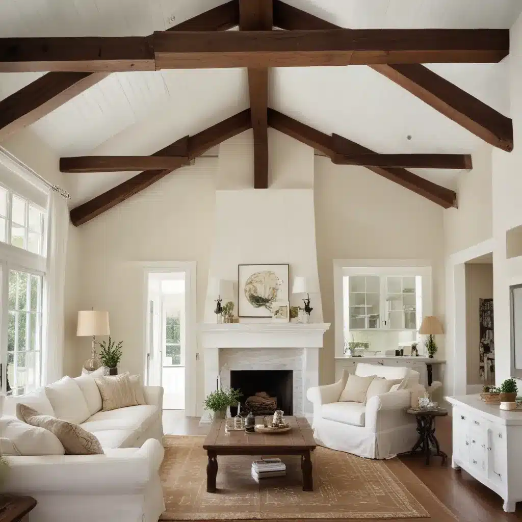 Add Interest With Decorative Ceiling Beams