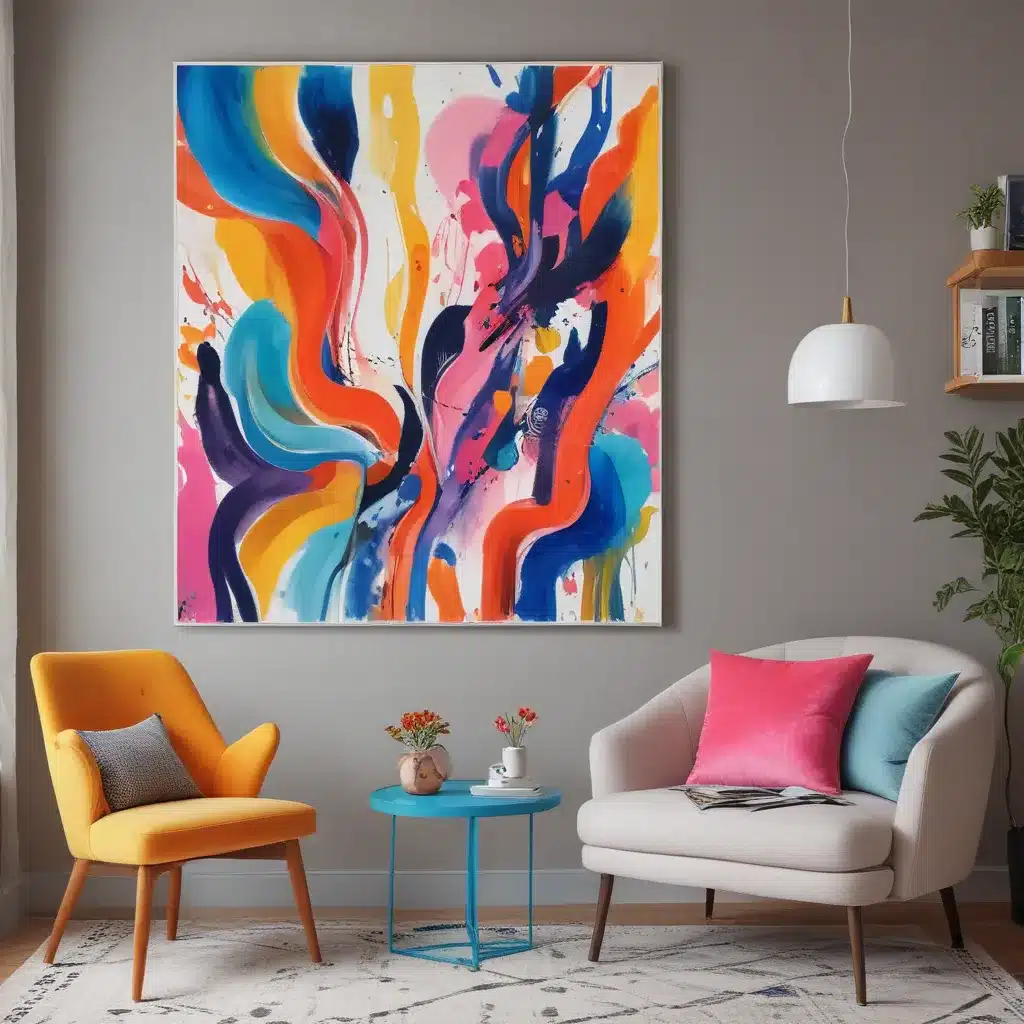 Add Pops Of Color With Vibrant Artwork