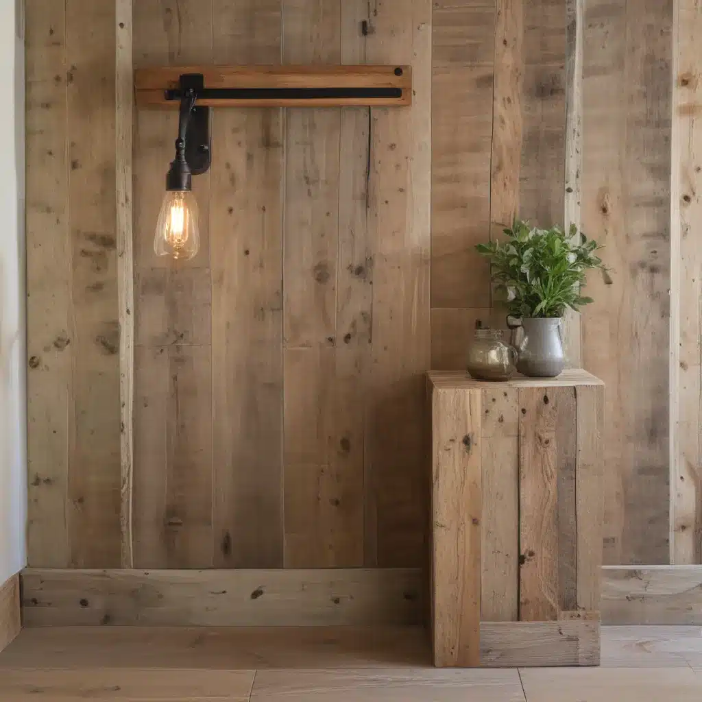 Add Rustic Charm with Reclaimed Wood Accents