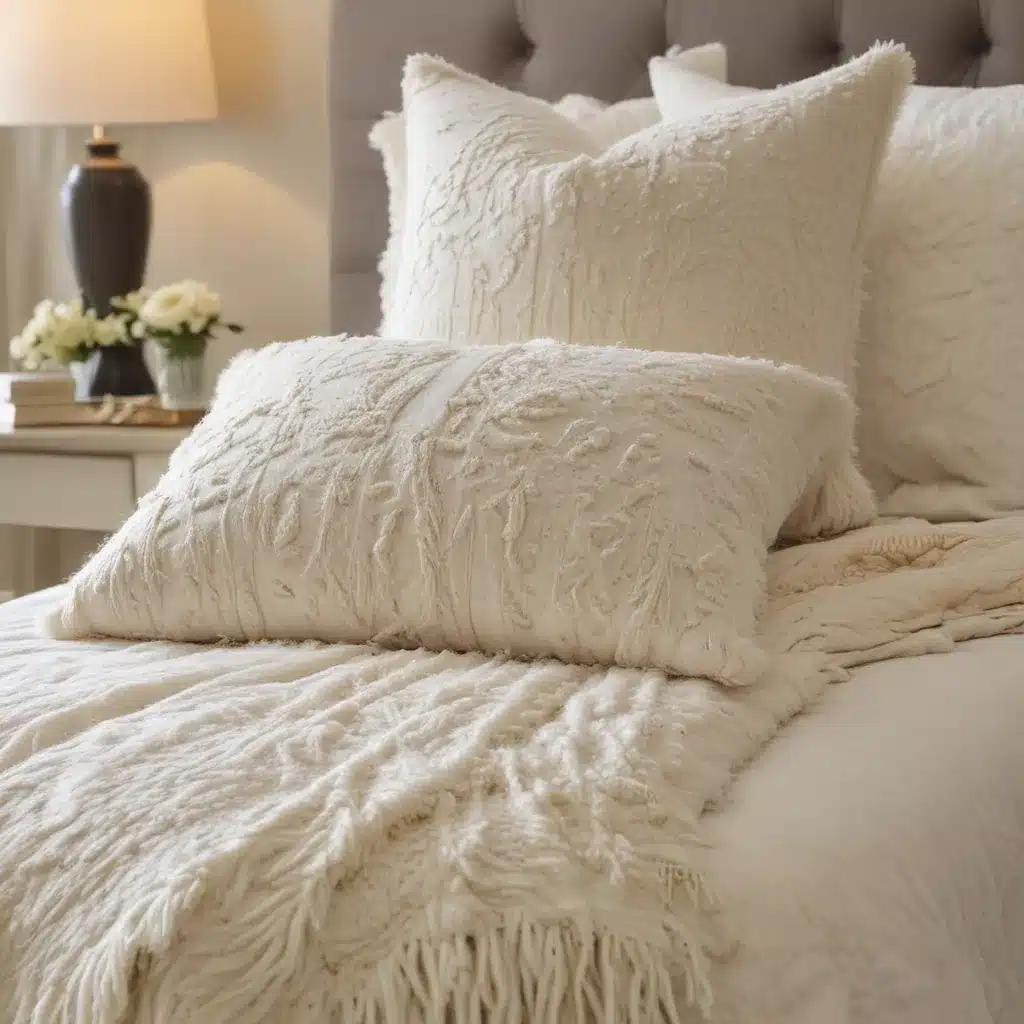 Add Warmth With Cozy Textured Throws and Pillows