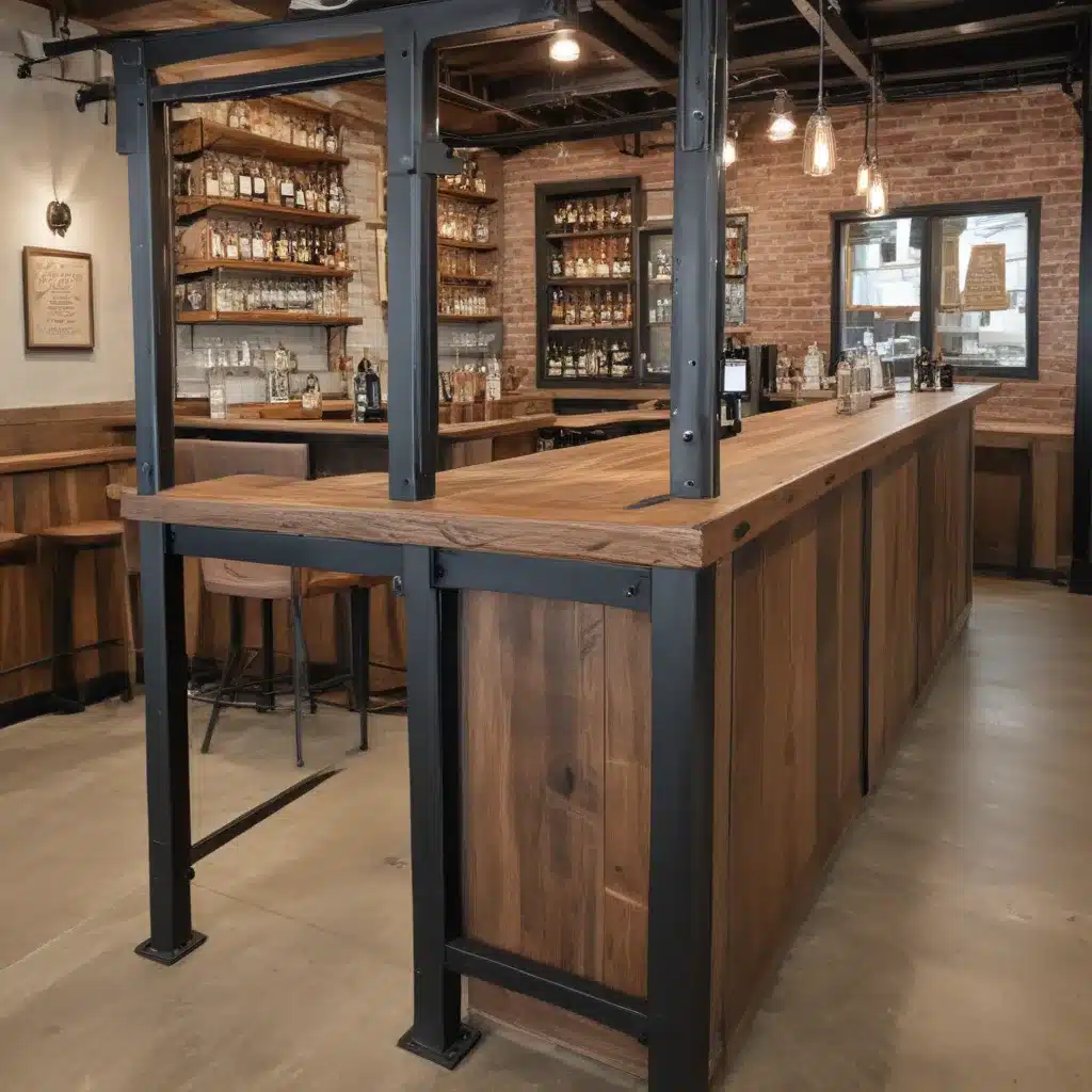 Bar Pulls: Commercial Details Lend Industrial Feel