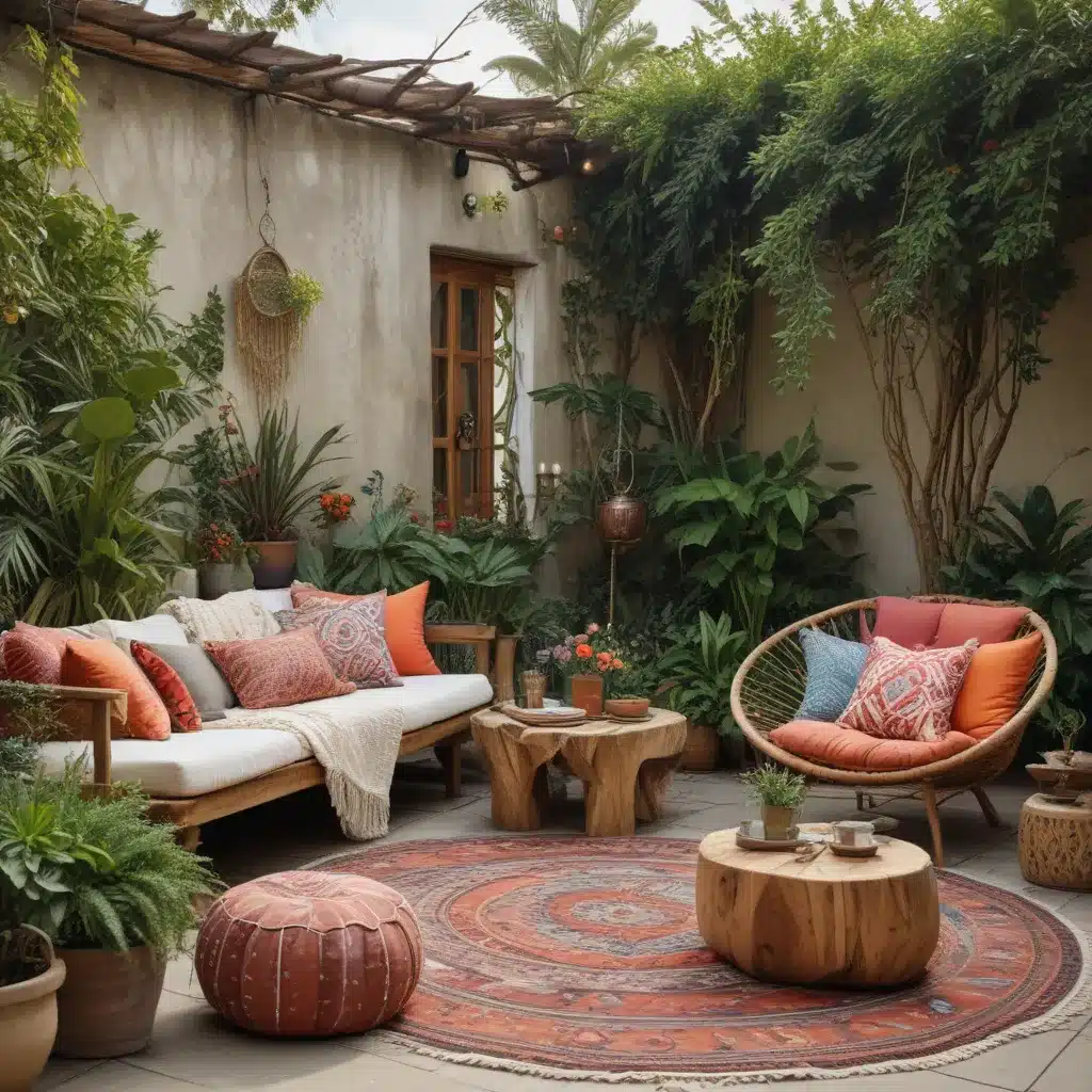 Bohemian Outdoor Lounging Areas Bohemian Outdoor Lounging Areas