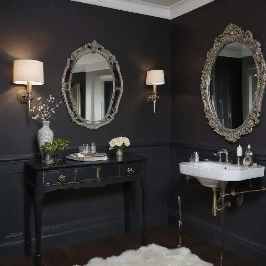 Brighten Up a Dark Room with Paint, Mirrors and Lighting