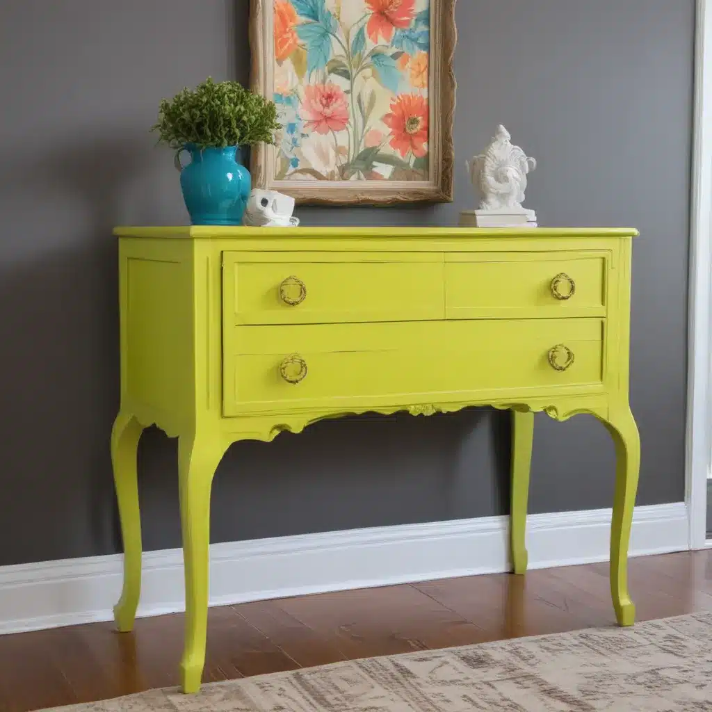 Bring Bold Color Into Your Home With Painted Furniture