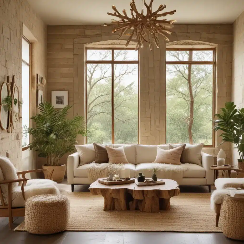 Bring the Outdoors In: Natural Textures and Organic Elements