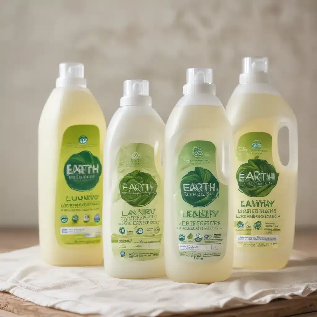 Choose earth friendly laundry detergents