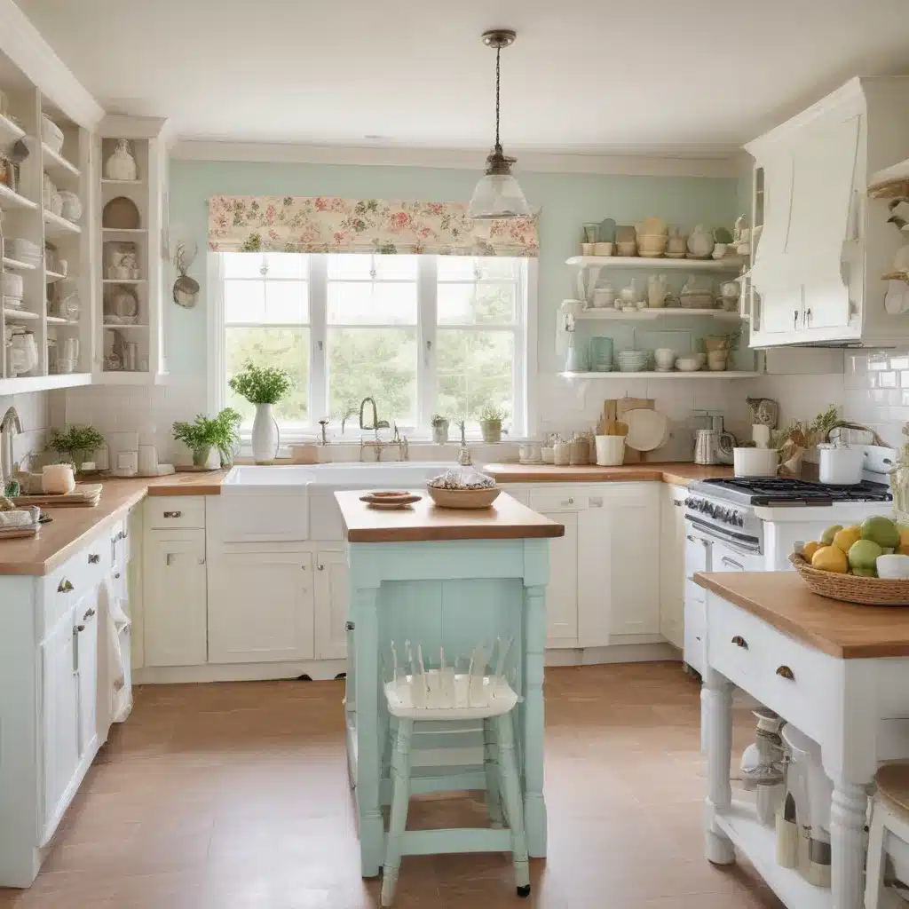 Cottage Core: Soft Pastels Meet Country Kitchens