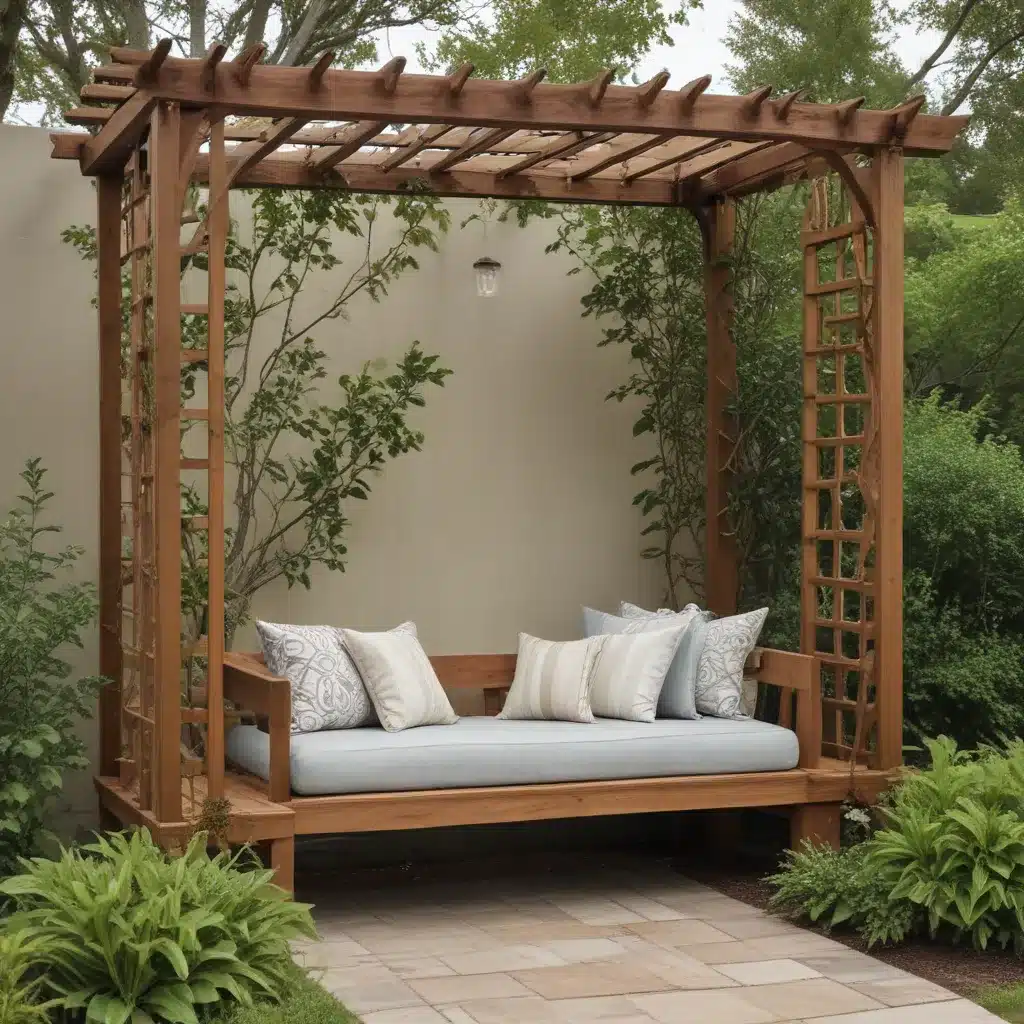 Create A Cozy Reading Nook With An Arbor And Bench