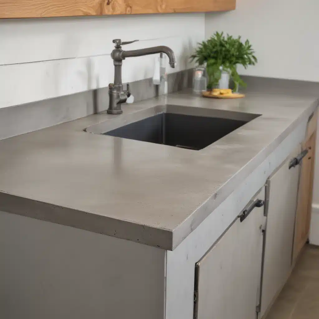 Create A DIY Concrete Countertop For Industrial Style