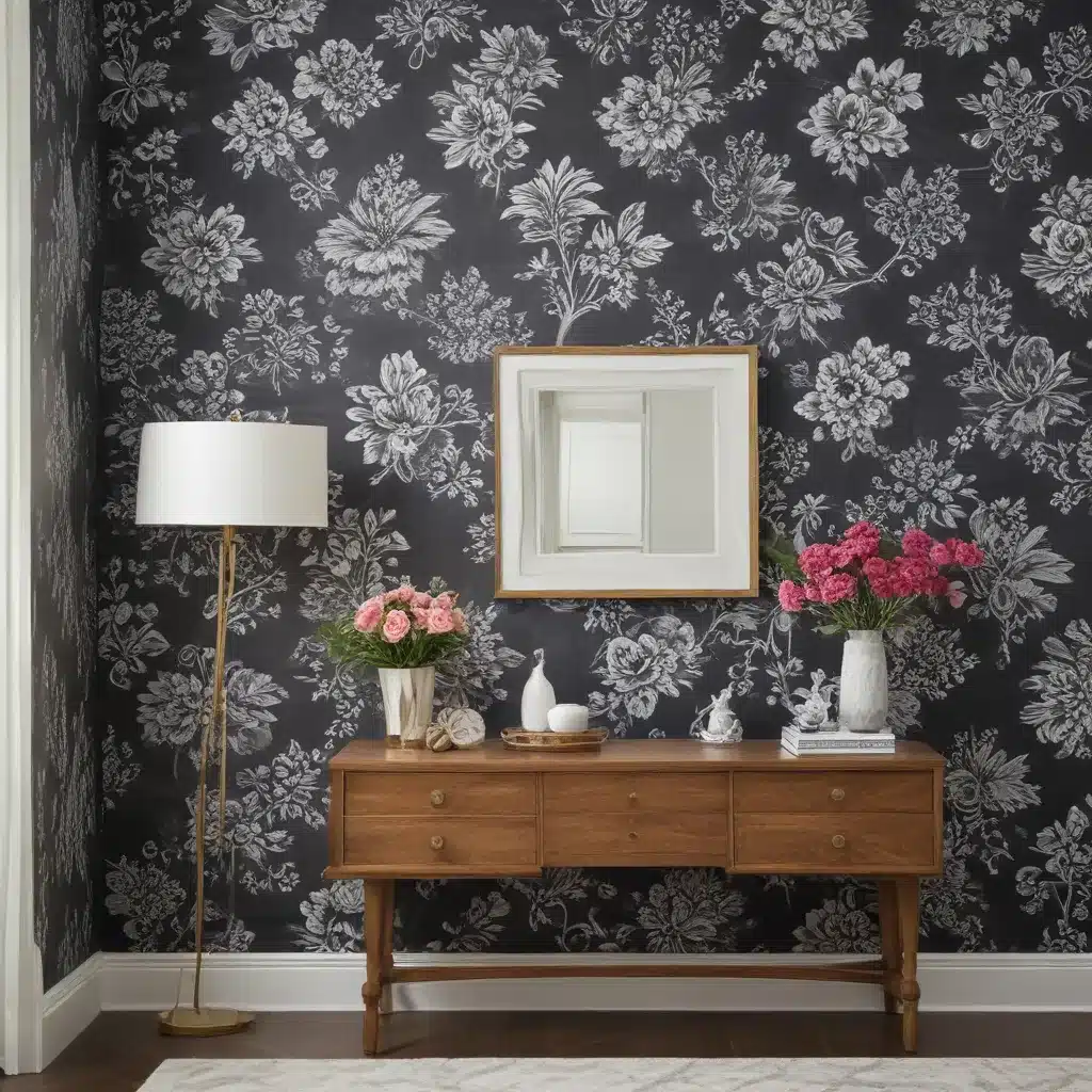 Create Drama With Bold Wallpaper Accents Create Drama With Bold Wallpaper Accents