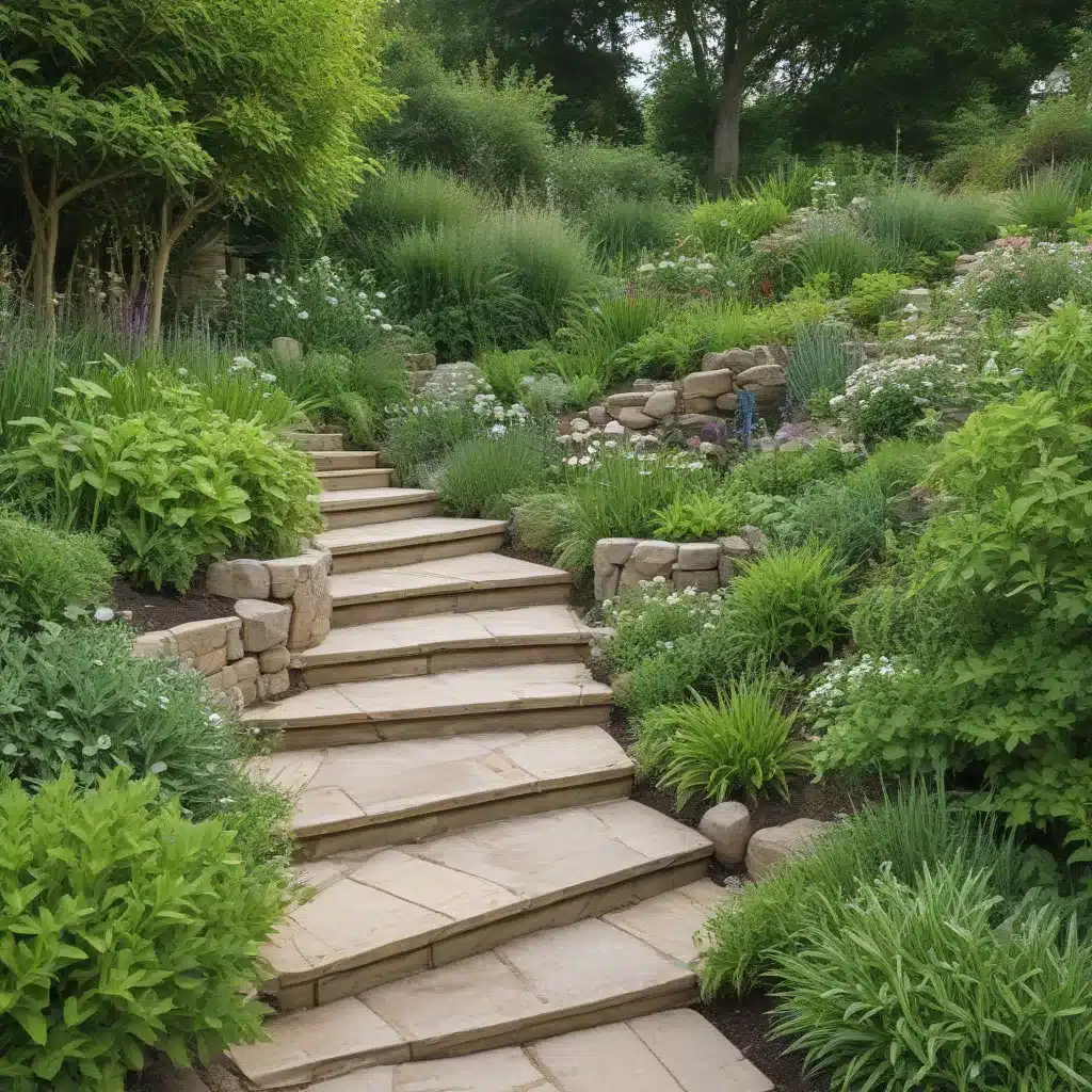 Creative Solutions for Sloping Gardens Creative Solutions for Sloping Gardens