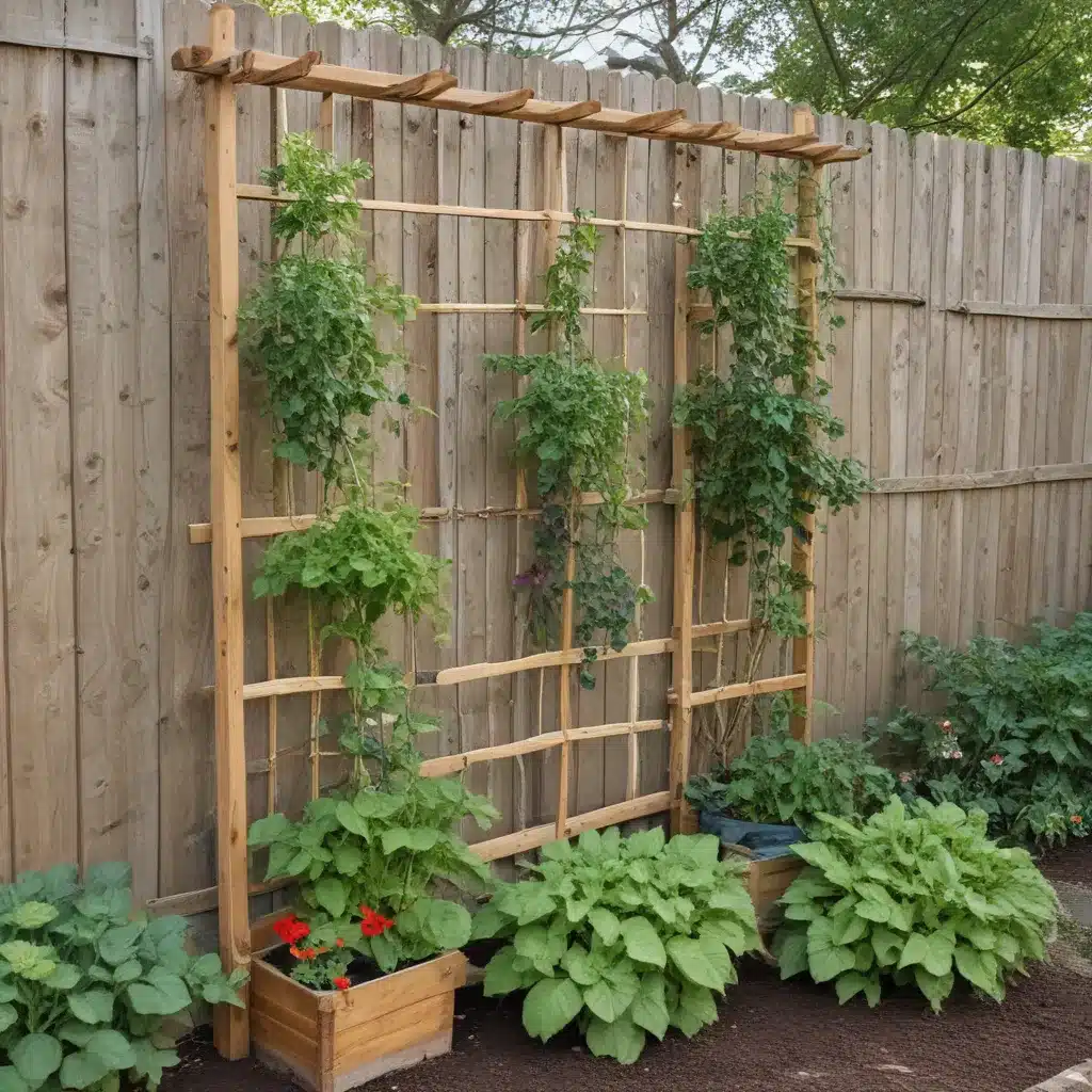 DIY Garden Trellis For Climbing Flowers And Veggies