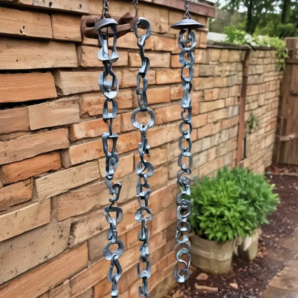 DIY Rain Chain From Scrap Metal