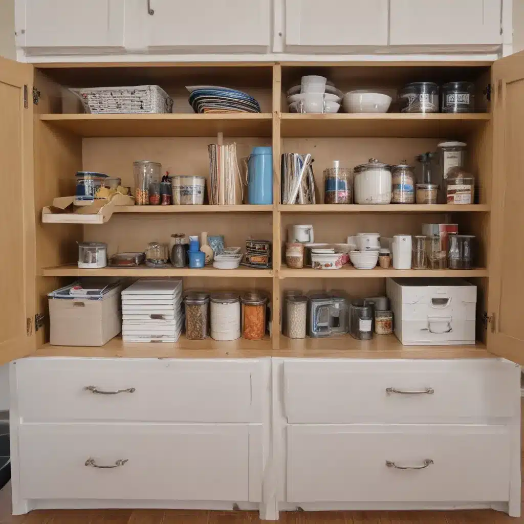 Declutter Cabinets for More Storage Space Declutter Cabinets for More Storage Space
