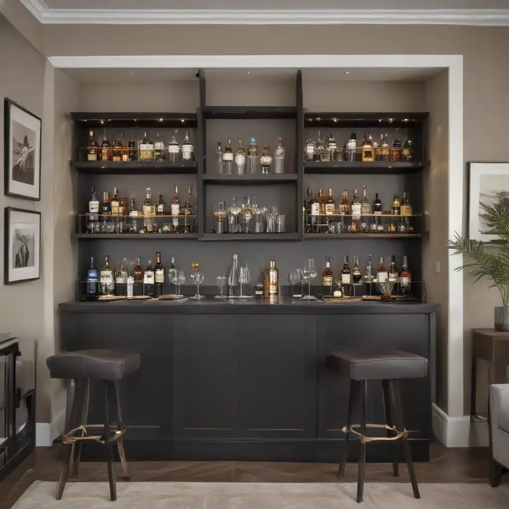 Design A Sophisticated Home Bar Area In Your Lounge