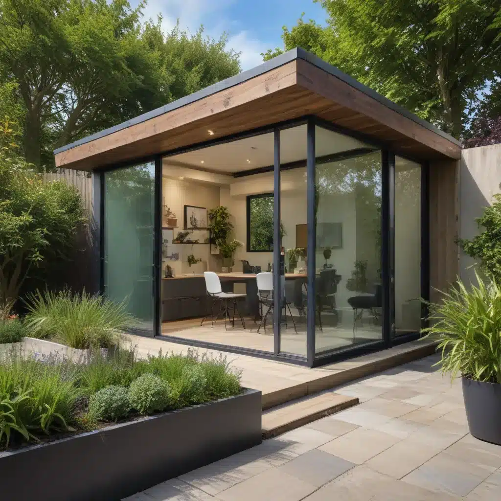 Design A Spacious Home Office With An Exterior Garden Office
