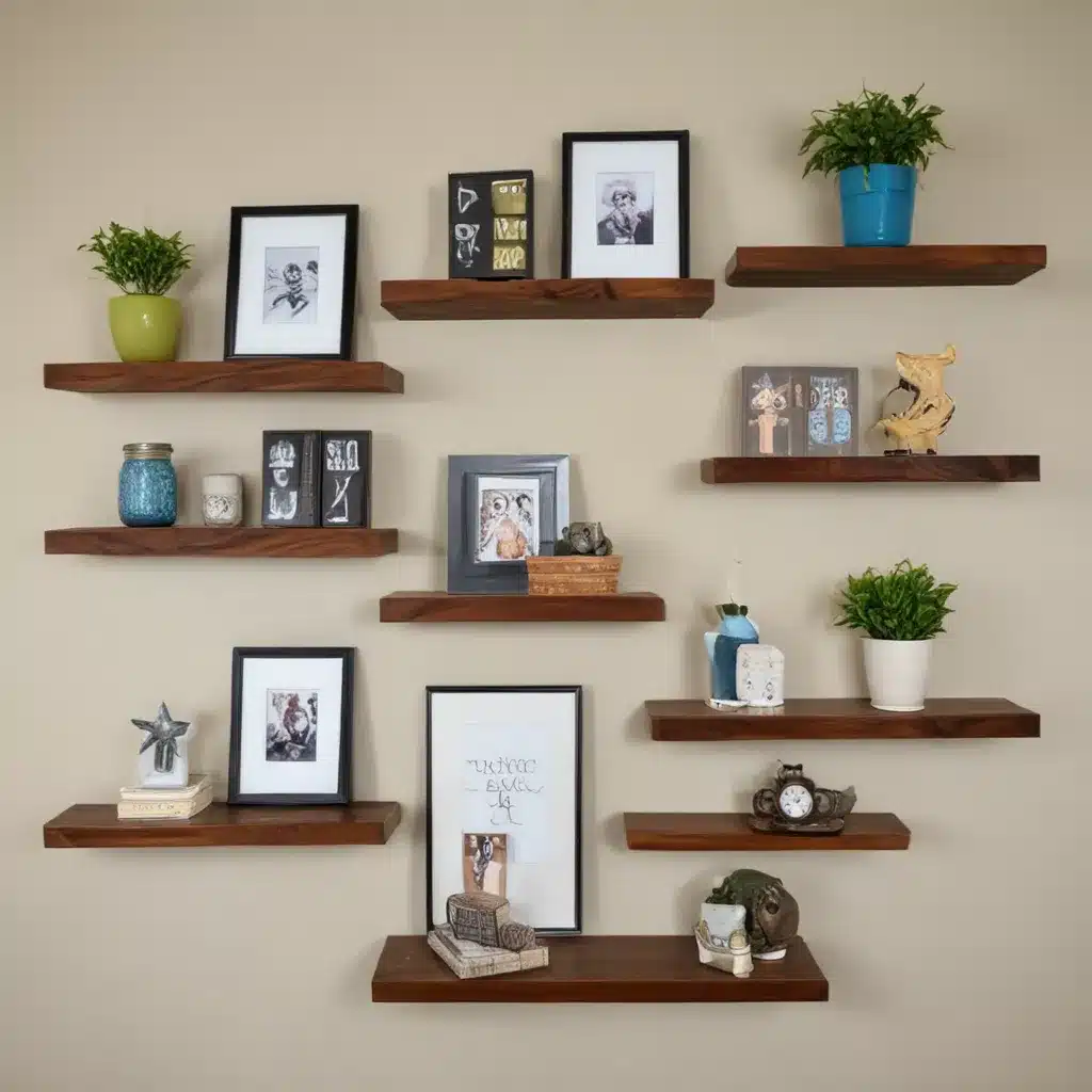 Display Collections With Diy Floating Shelves