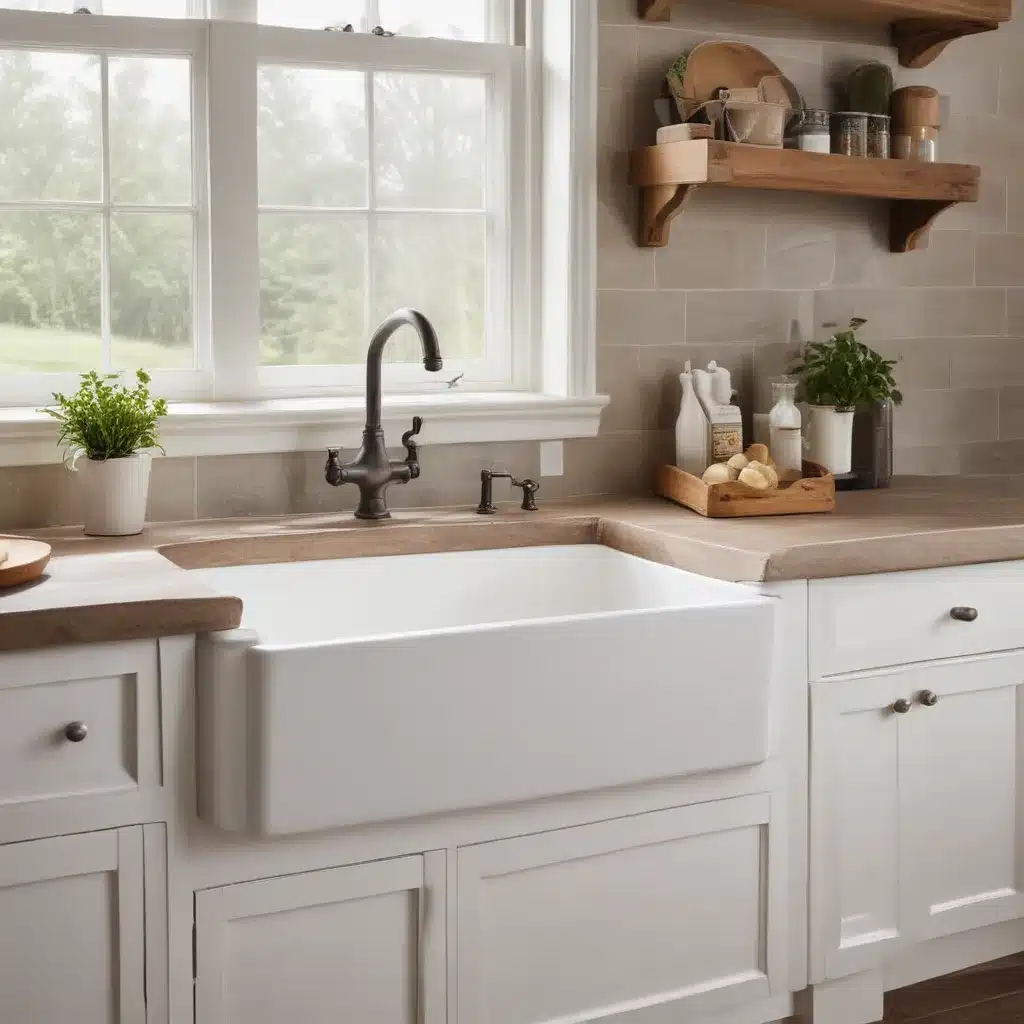 Fireclay Farmhouse Sinks: Rustic Appeal in Durable White Material