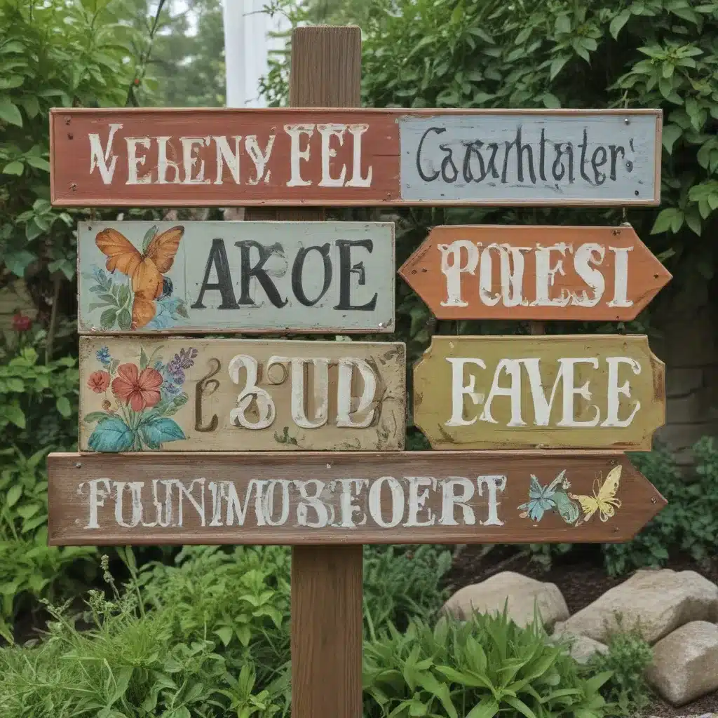 Garden Signs and Plaques – Fun and Whimsical Outdoor Decor