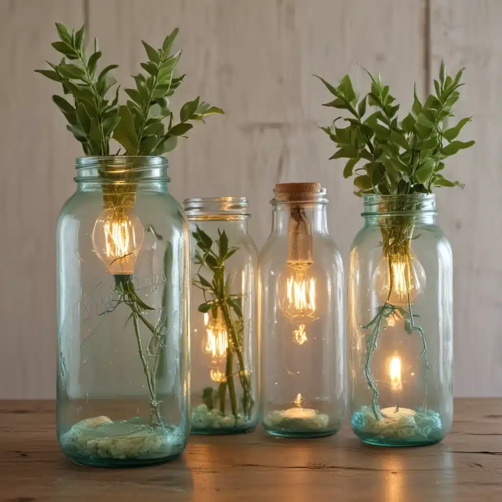 Get Decorating with Upcycled Glass Jars and Bottles