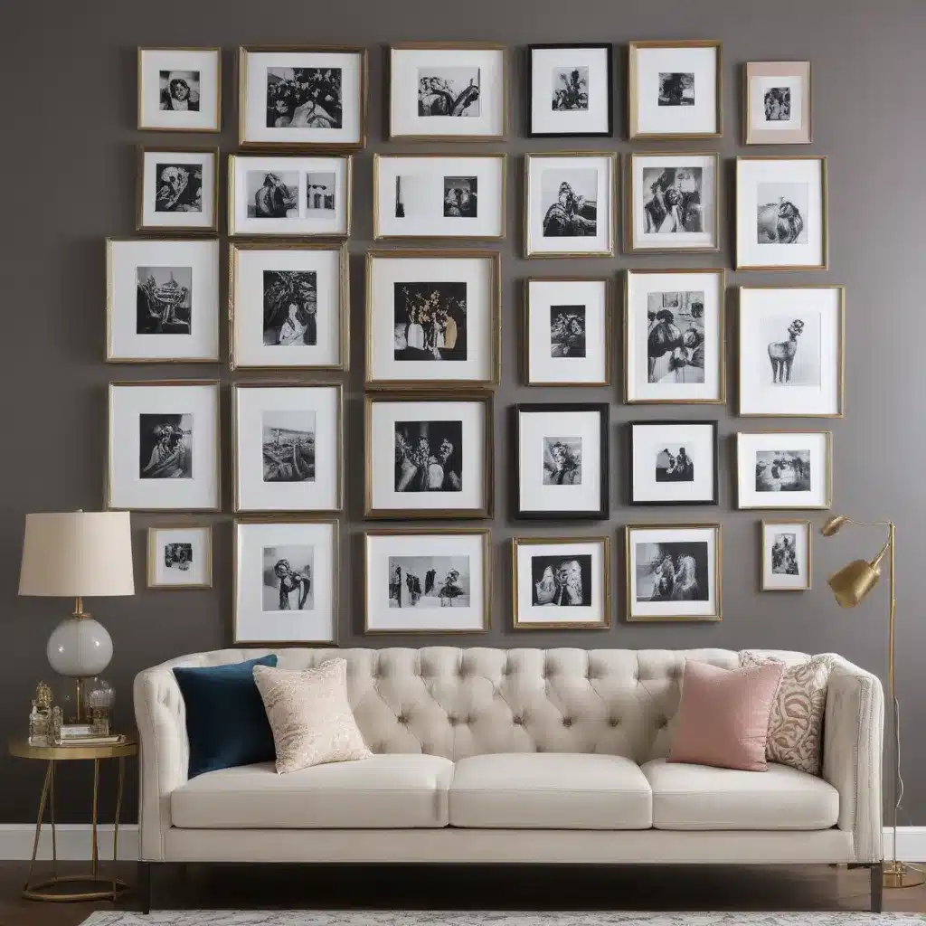 Glam Up Your Space With A Coordinated Gallery Wall Glam Up Your Space With A Coordinated Gallery Wall