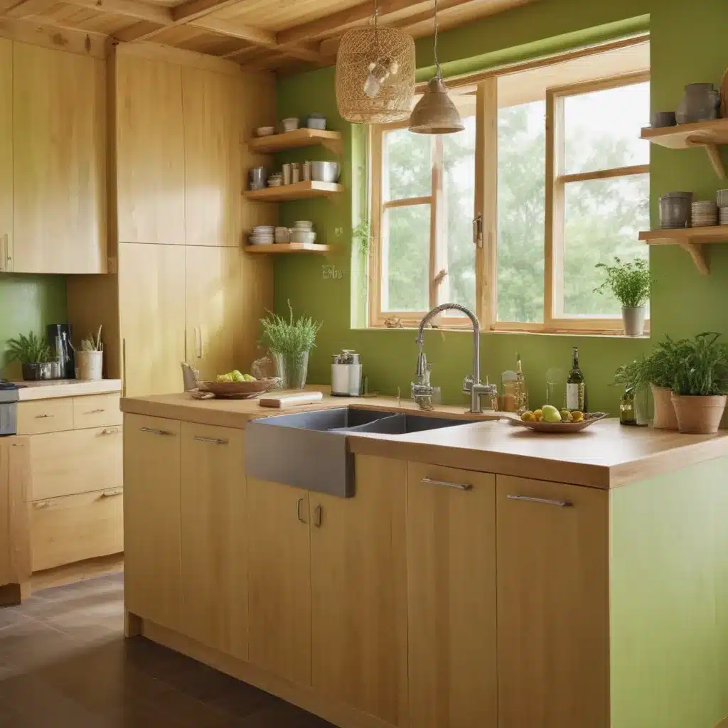 Green Kitchens: Eco-Friendly Elements Like Bamboo and Recycled Materials