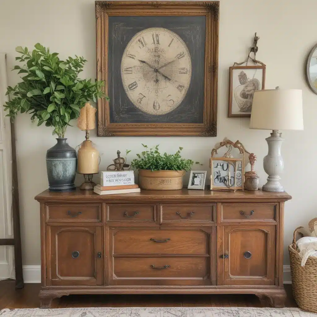 How To Mix And Match Vintage Finds With New Decor