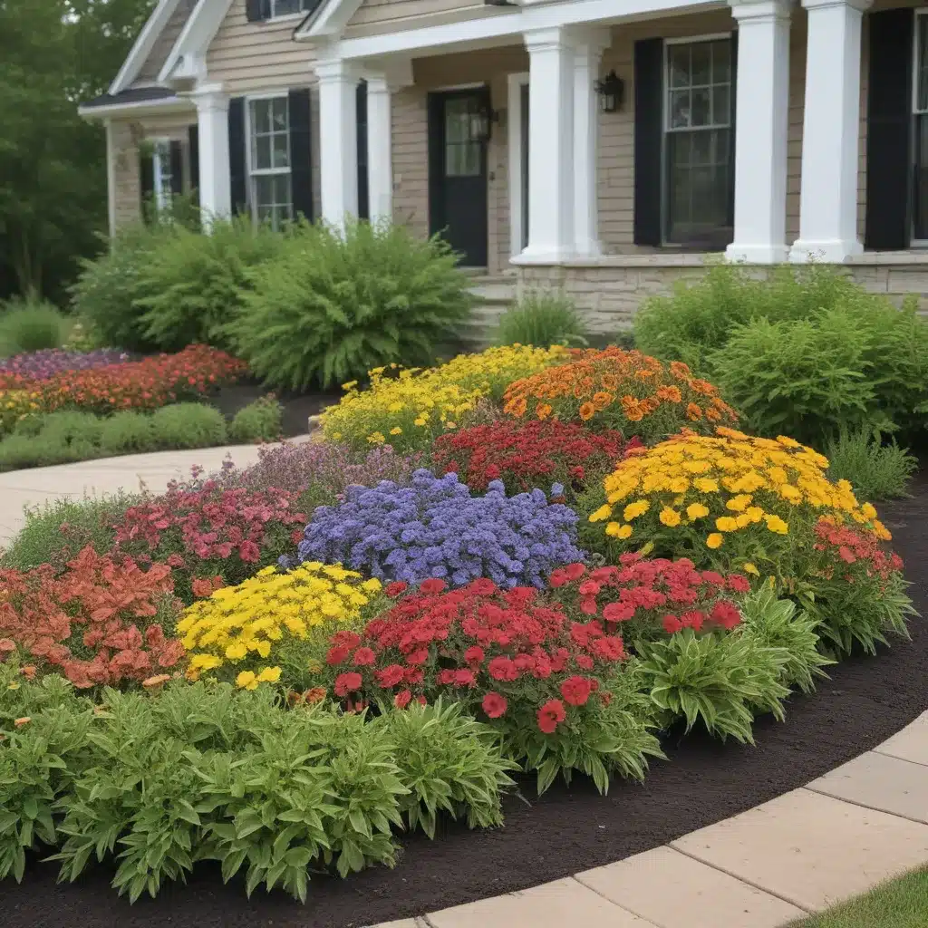Improve Curb Appeal with Colorful Annuals and Fresh Mulch