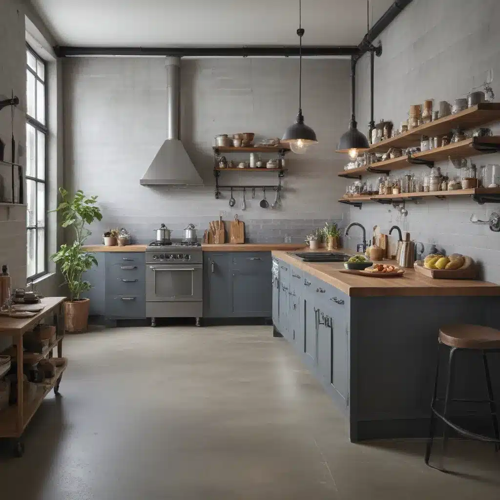 Industrial Chic: Exposed Pipes and Materials Give Kitchens Edge