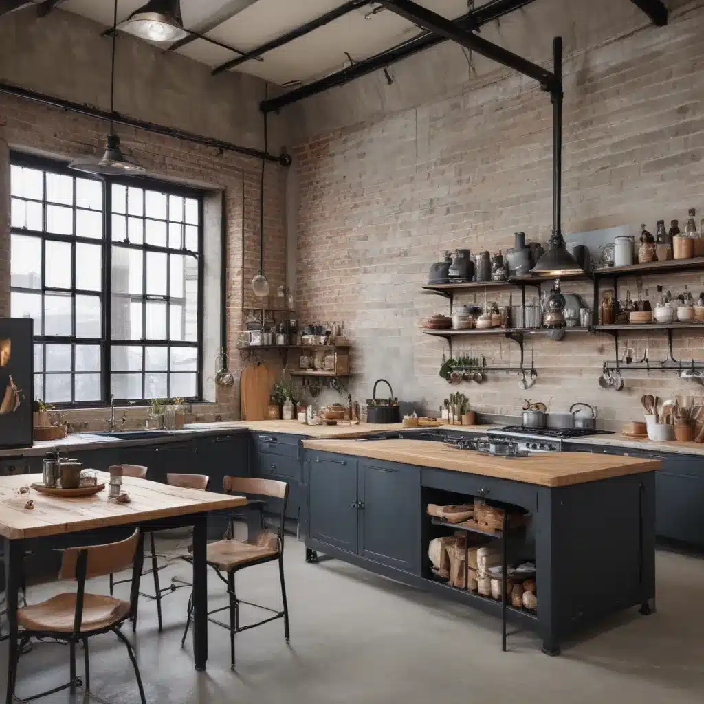 Industrial Chic: The Factory Kitchen