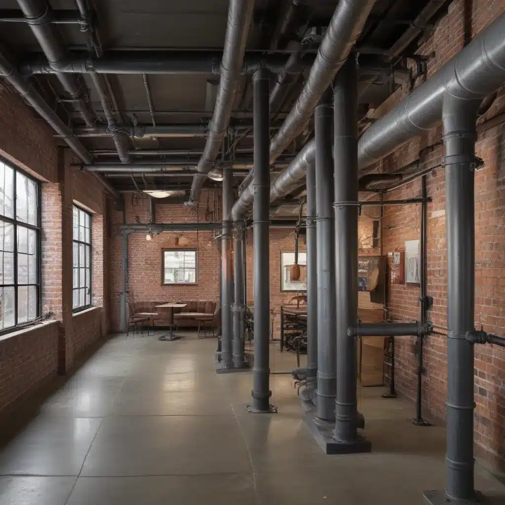 Industrial Edge: Exposed Pipes and Ductwork Add Urban Appeal