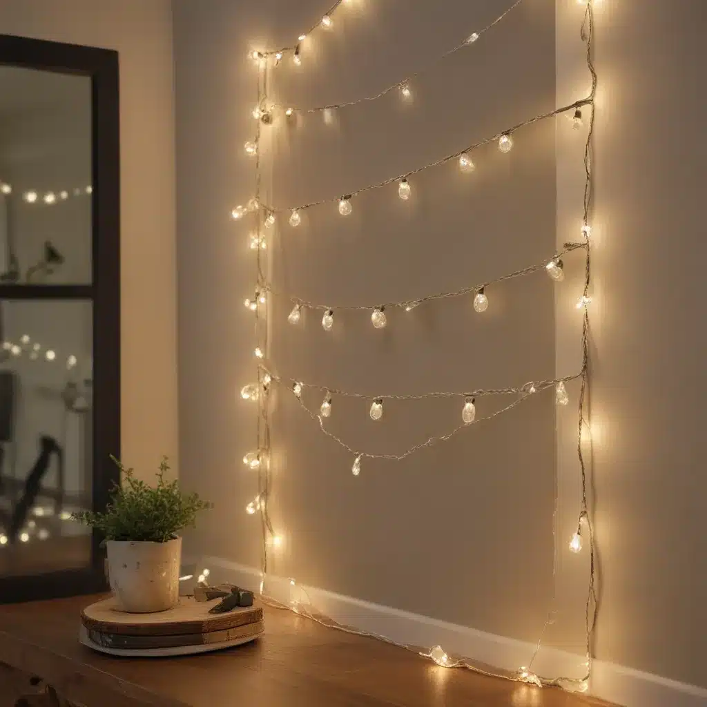 Inexpensive Accent Lighting With String Lights