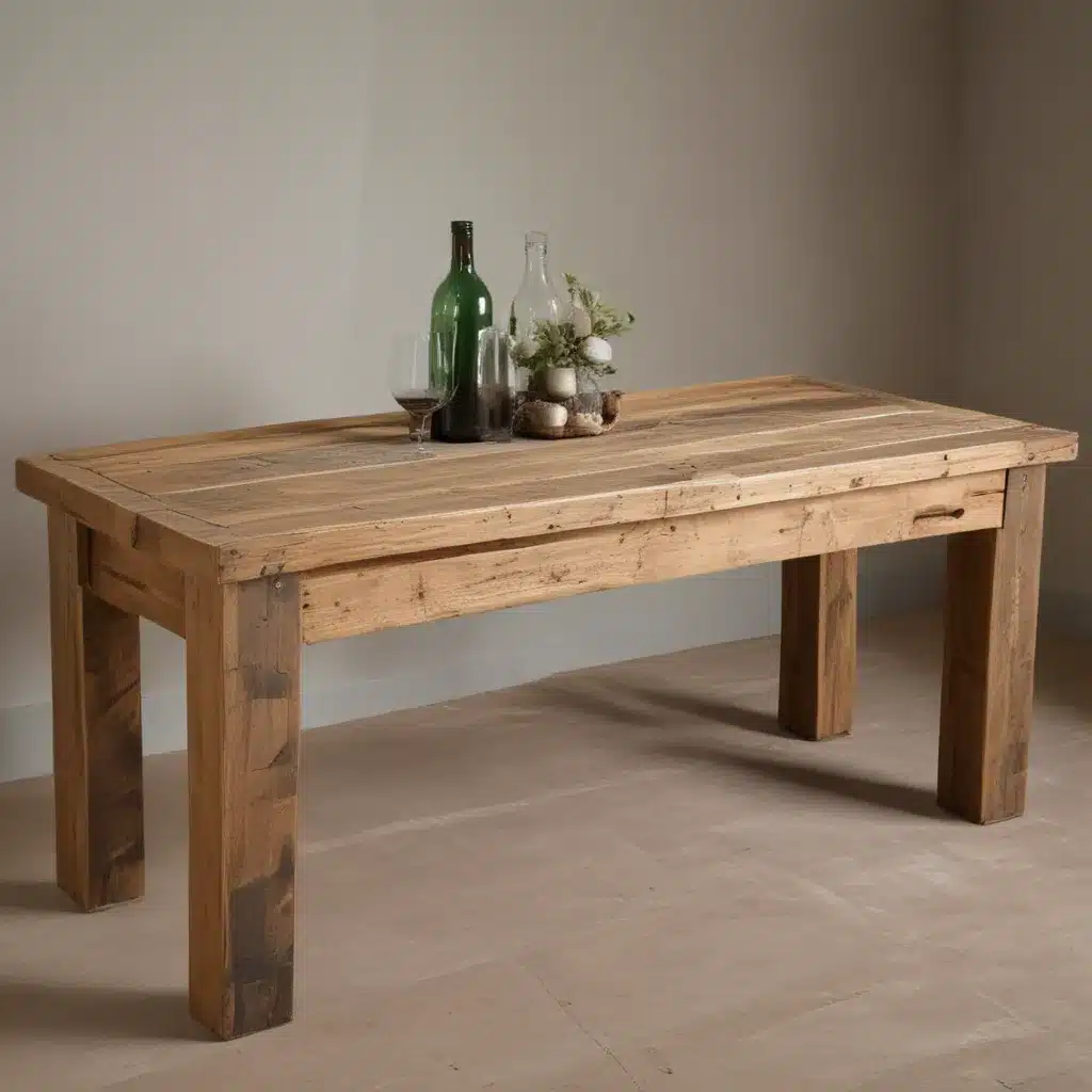 Introduce Homely Charm With Reclaimed Wood Furnishings