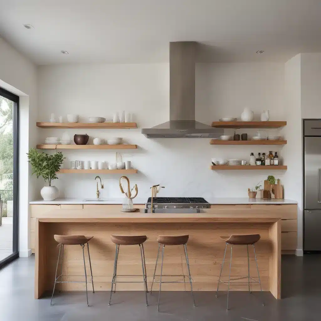 Inviting Island Hoods: Open Shelving and Minimalist Ventilation