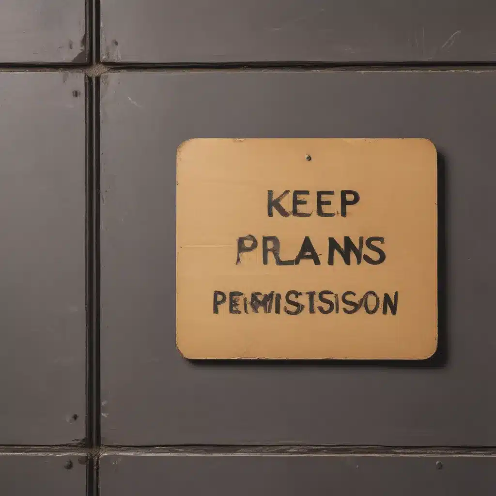 Keep Your Plans Above Board with Proper Permissions Keep Your Plans Above Board with Proper Permissions