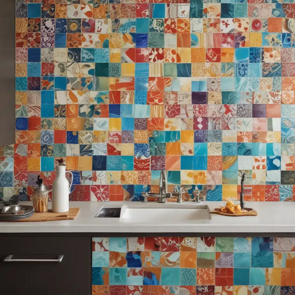 Make A Statement With Bold, Colorful Tiles In Your Kitchen Make A Statement With Bold, Colorful Tiles In Your Kitchen