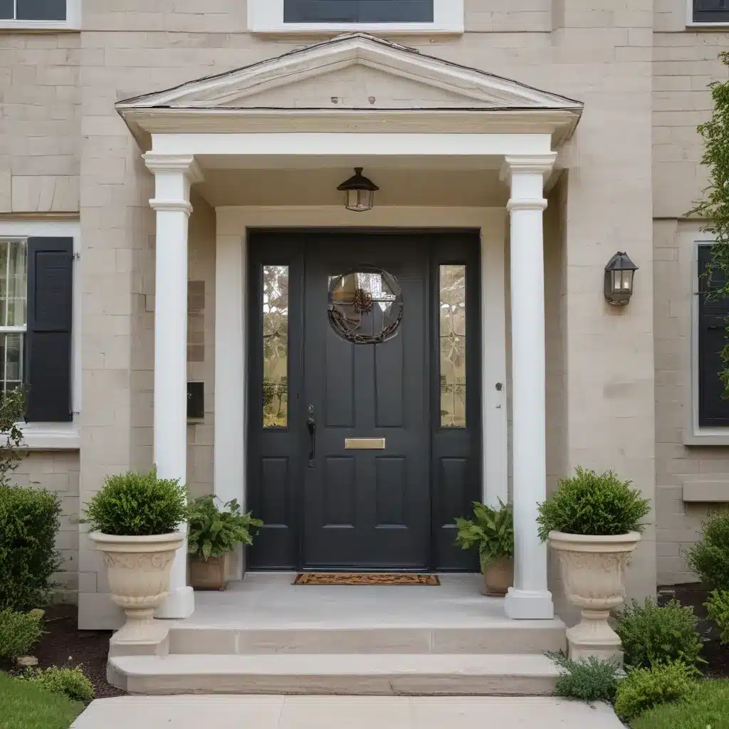 Make A Statement With Bold Front Door Color