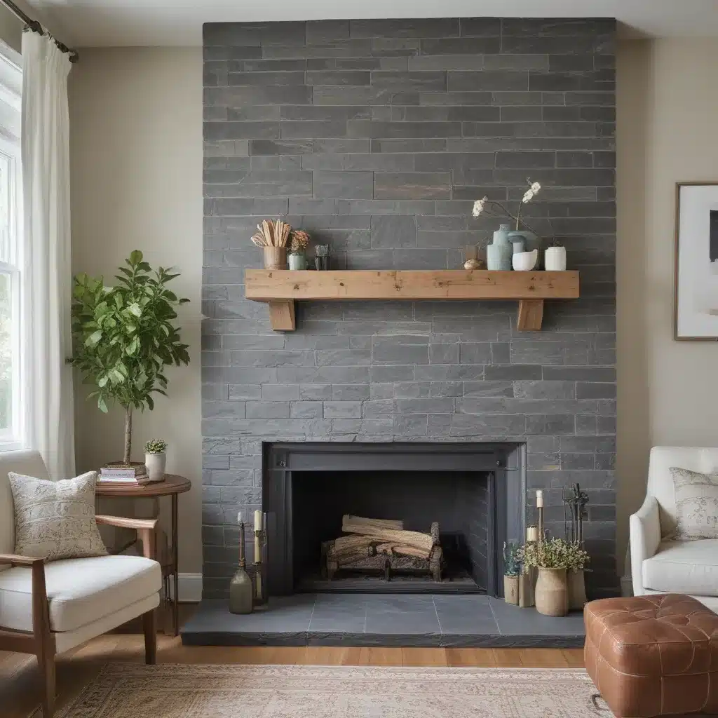Make Dated Fireplaces A Focal Point Once Again