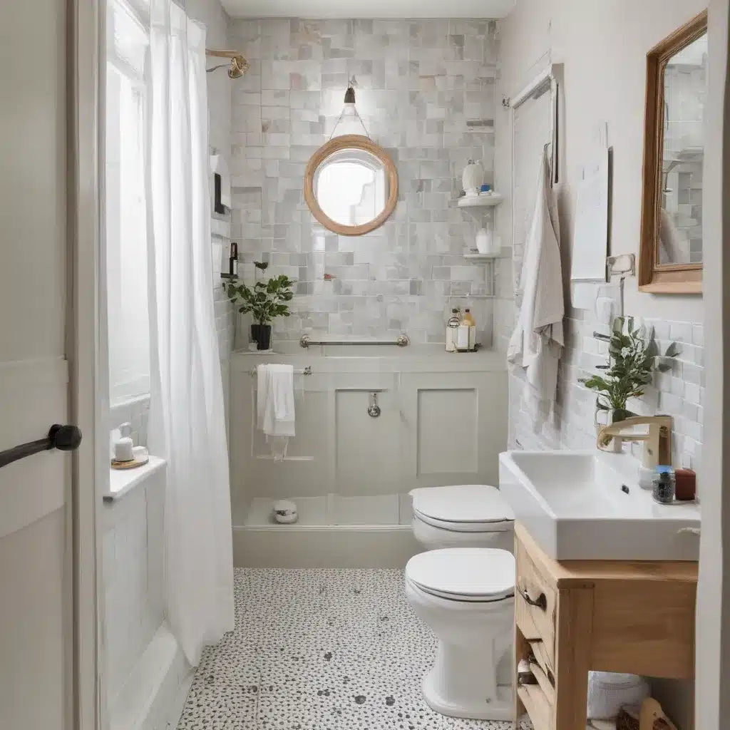 Make Tiny Bathrooms Feel Bigger On A Shoestring Budget