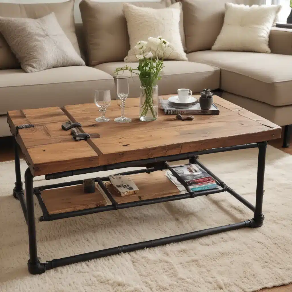 Make Your Own Chic Coffee Table With Pipes