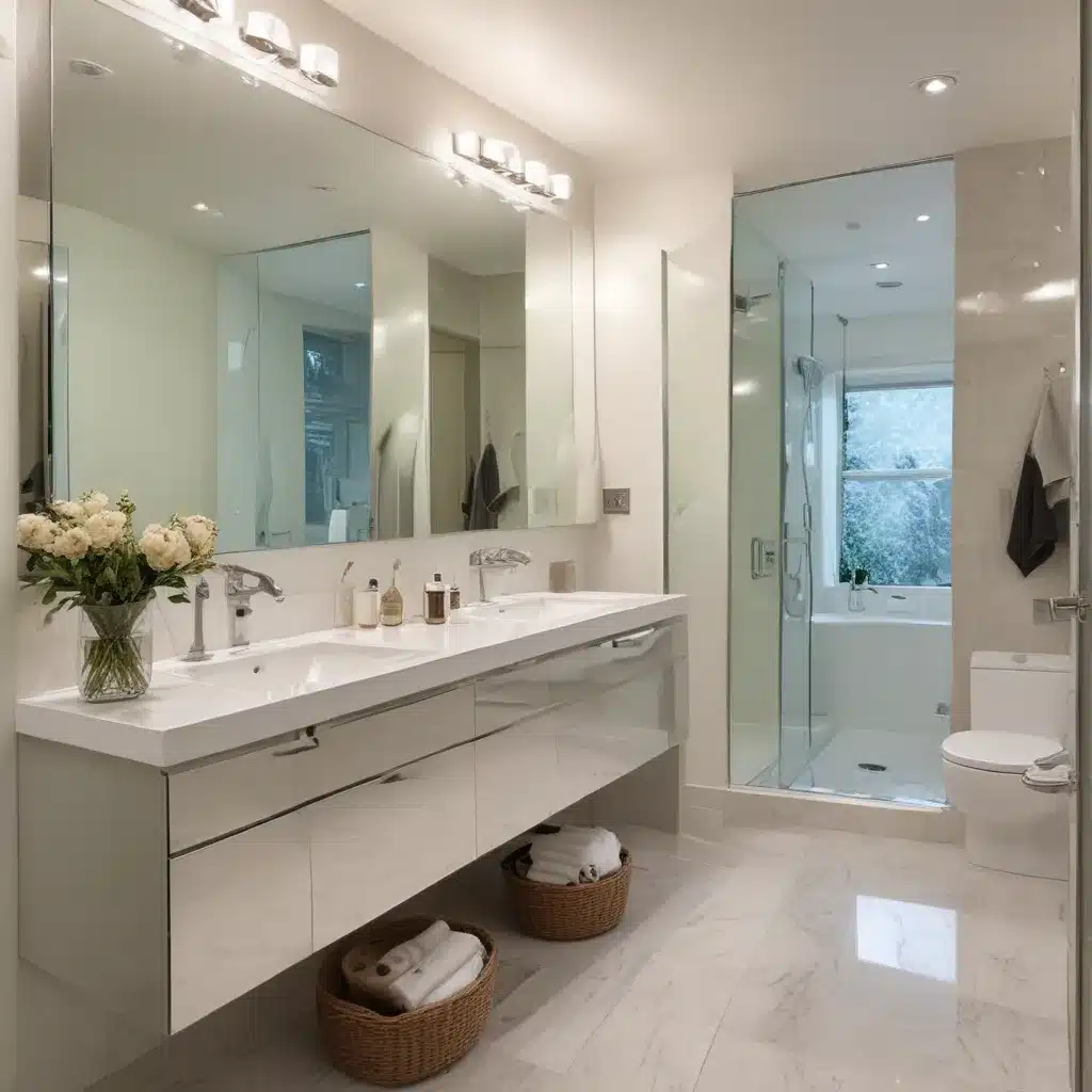 Make Your Small Bathroom Feel Bigger With Mirrored Surfaces