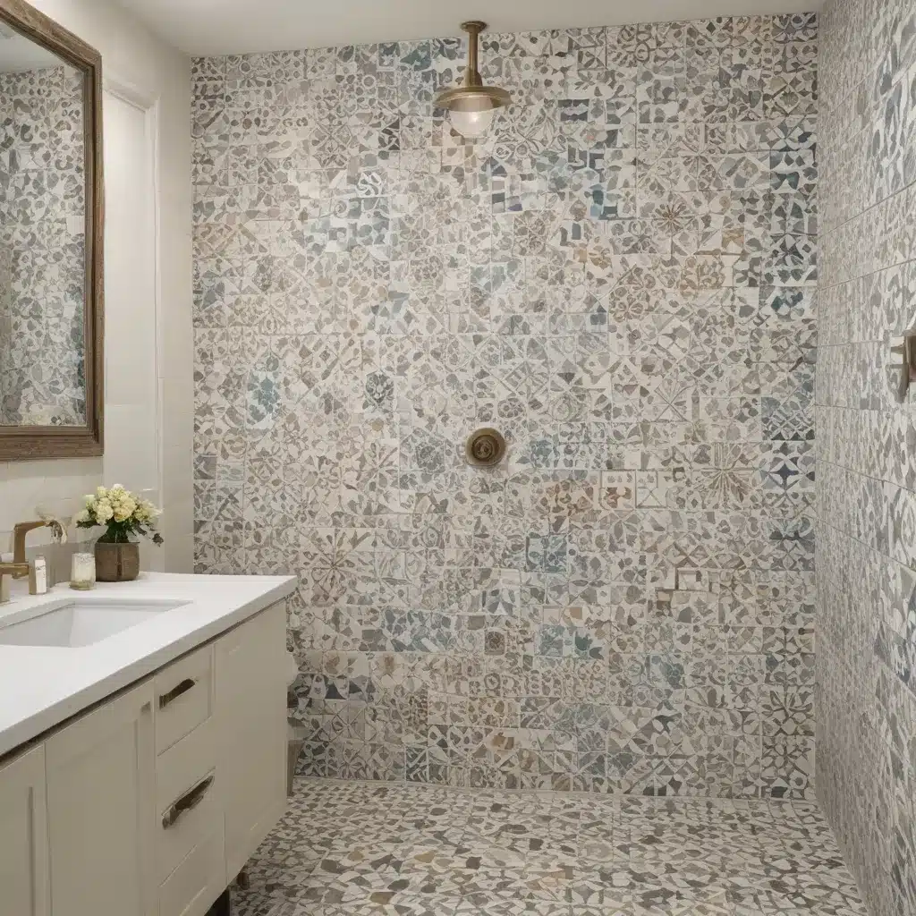 Make a Statement with Geometric and Patterned Tile