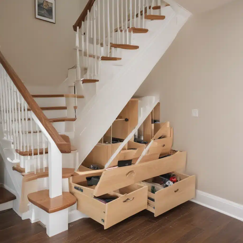 Maximize Under-Stair Storage With Custom Built-Ins