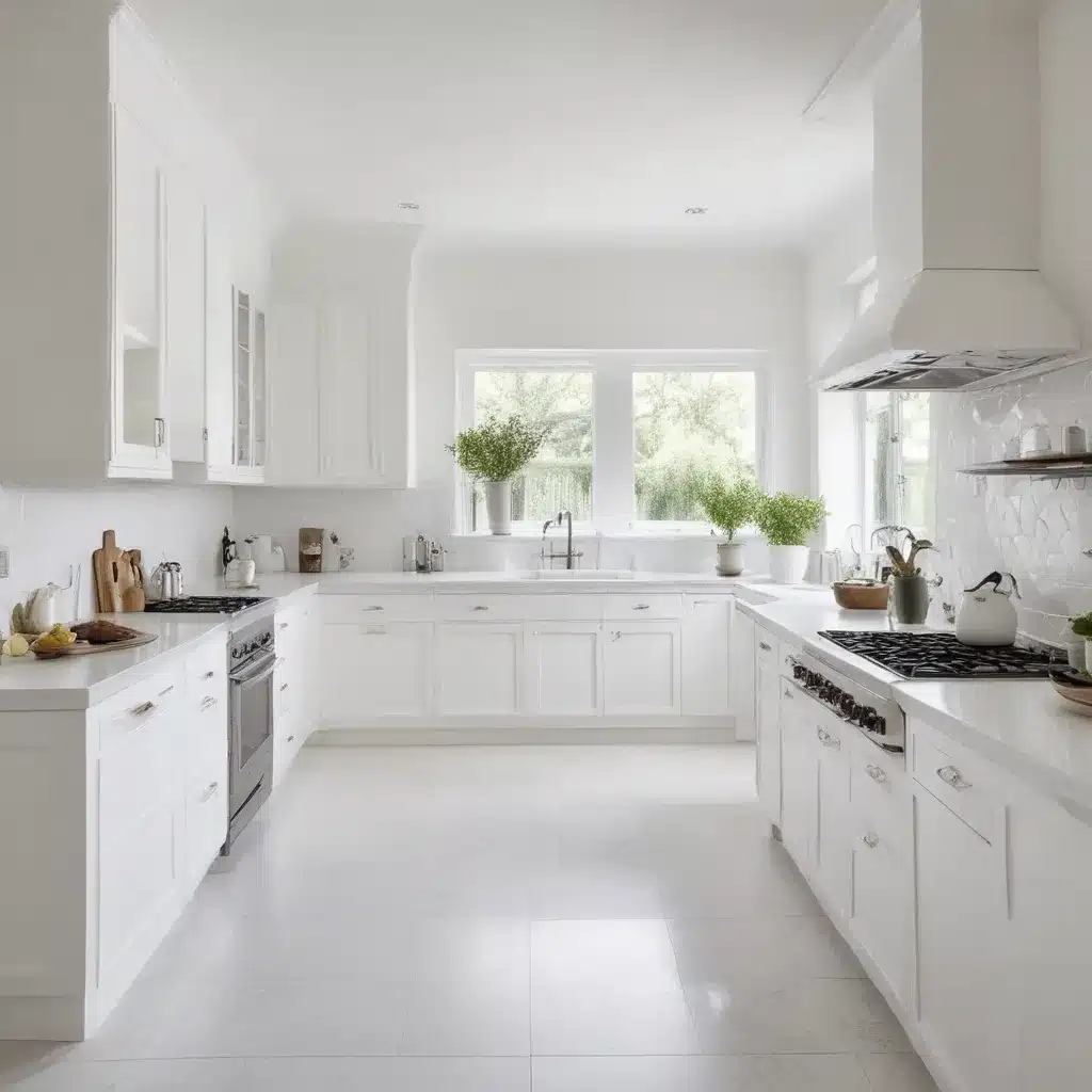 Monochrome Magic: Elegant All-White Kitchens