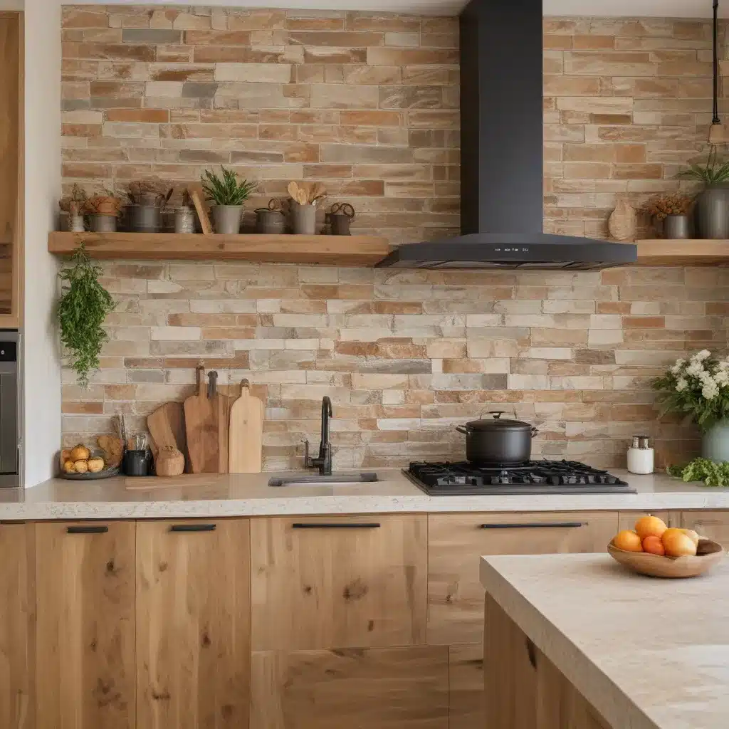 Natural Materials Take Over: Wood, Stone, and Brick Kitchen Accents Natural Materials Take Over: Wood, Stone, and Brick Kitchen Accents