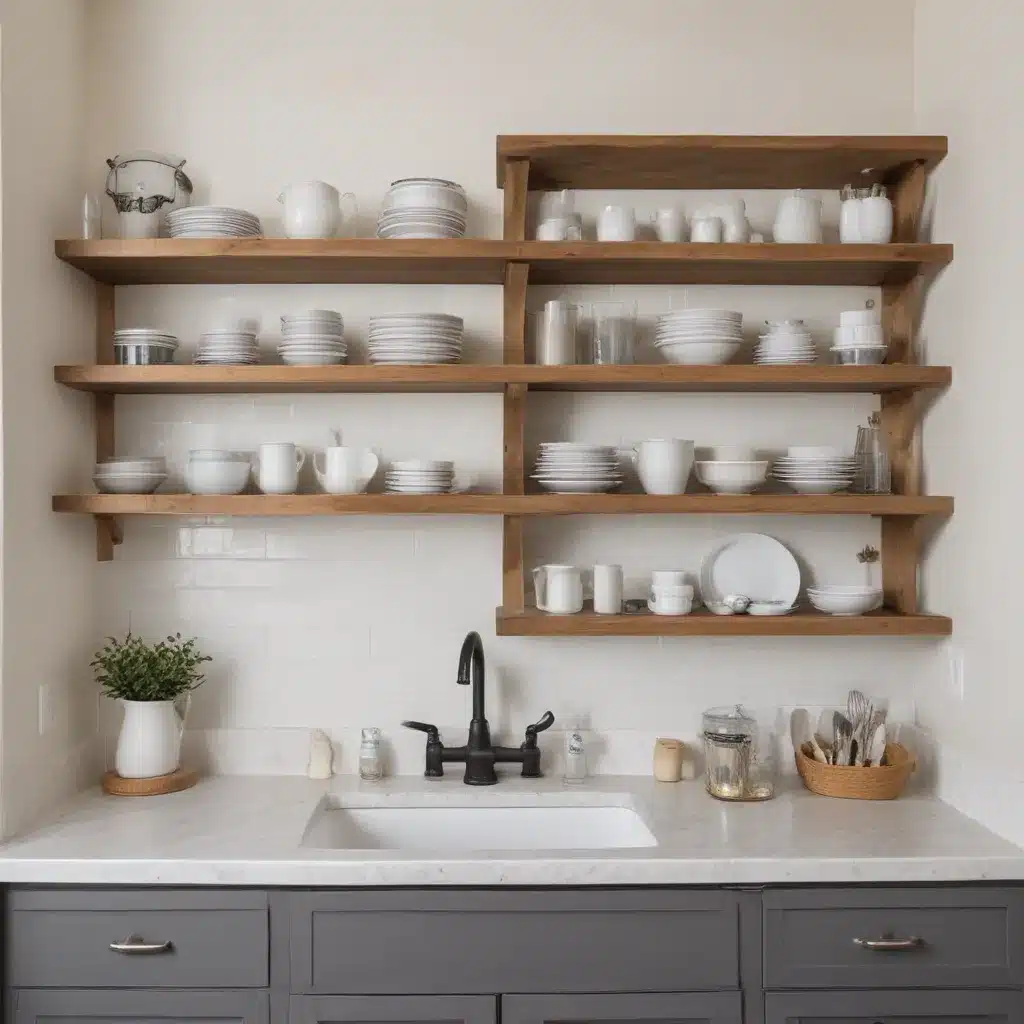 Open Shelving In Kitchens And Baths
