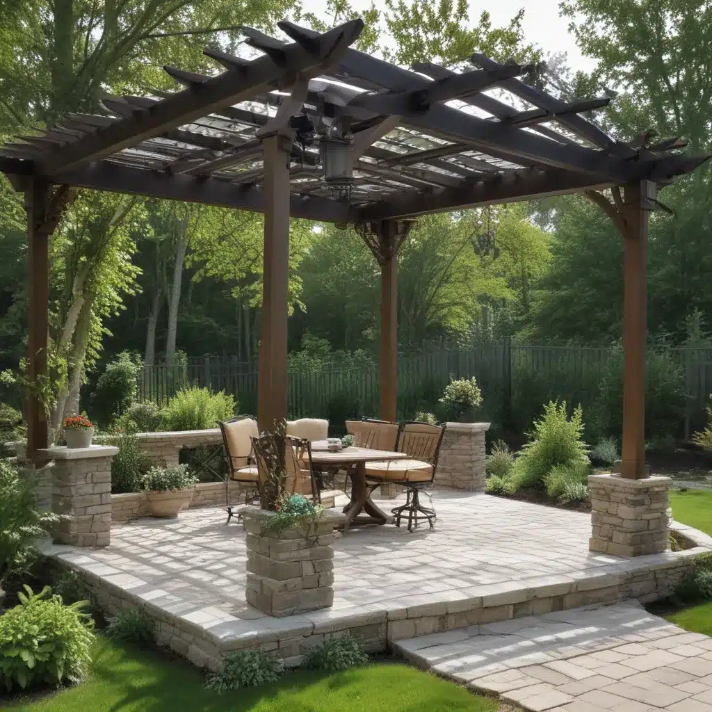 Pergolas Provide Height and Appeal to Flat Yards Pergolas Provide Height and Appeal to Flat Yards