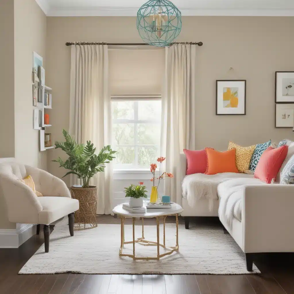 Pops Of Color Liven Up Neutral Schemes