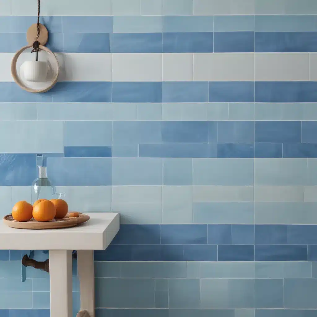 Pops of Blue: Cheerful Ceramic Tiles and Accents