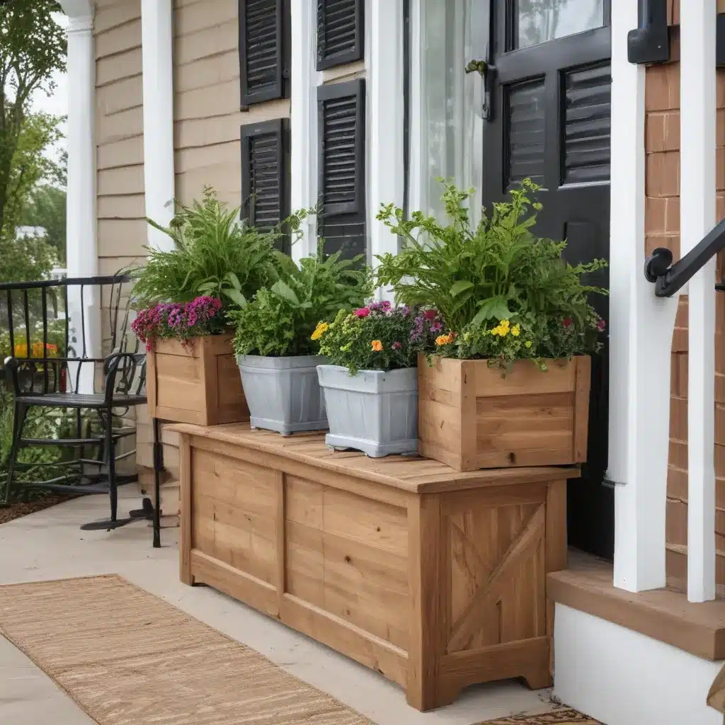 Pretty Up Your Porch With Planter Boxes